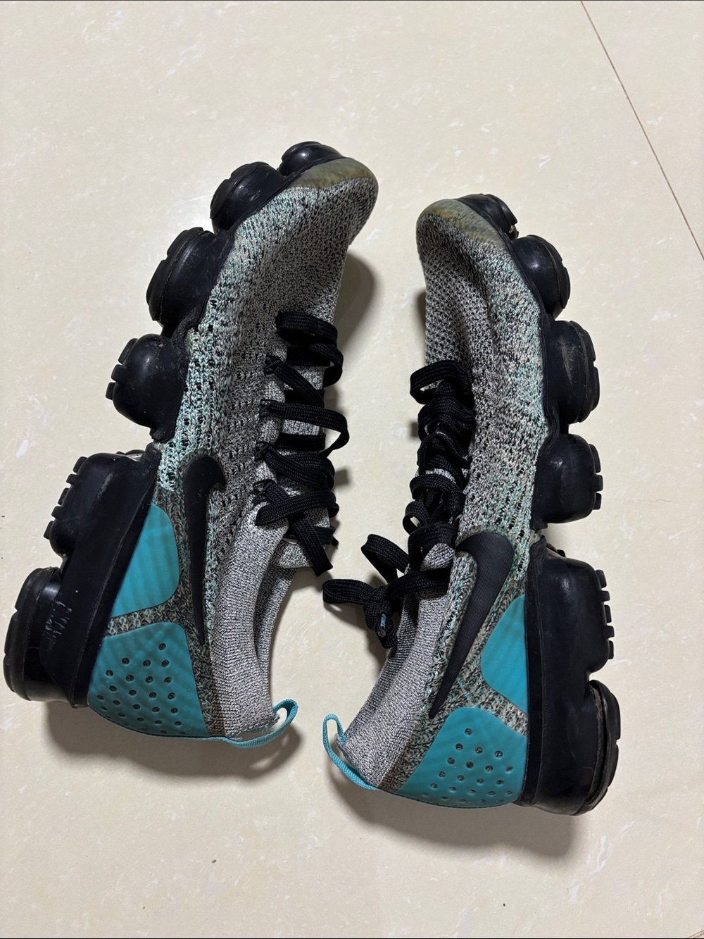 Nike Air VaporMax Flyknit 2.0 Dusty Cactus Running Shoes Size 9 - Picture 3 of 6